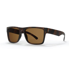 2026 popular matte black sunglasses with brown lens featuring top-quality 2mm nylon lens for clarity, durability, and scratch resistance. Includes best-in-industry bio resin TR90 frame with Valley Rays V logo on the temple arm