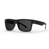 2026 popular matte black sunglasses with grey lens featuring top-quality 2mm nylon lens for clarity, durability, and scratch resistance. Includes best-in-industry bio resin TR90 frame with Valley Rays V logo on the temple arm